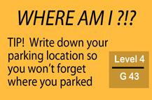 Record your parking location