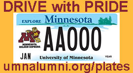 UMN Alumni License Plates