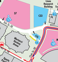 map showing Lot 33 location