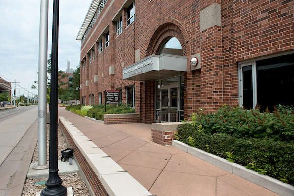 Front view of the Transportation and Safety Building