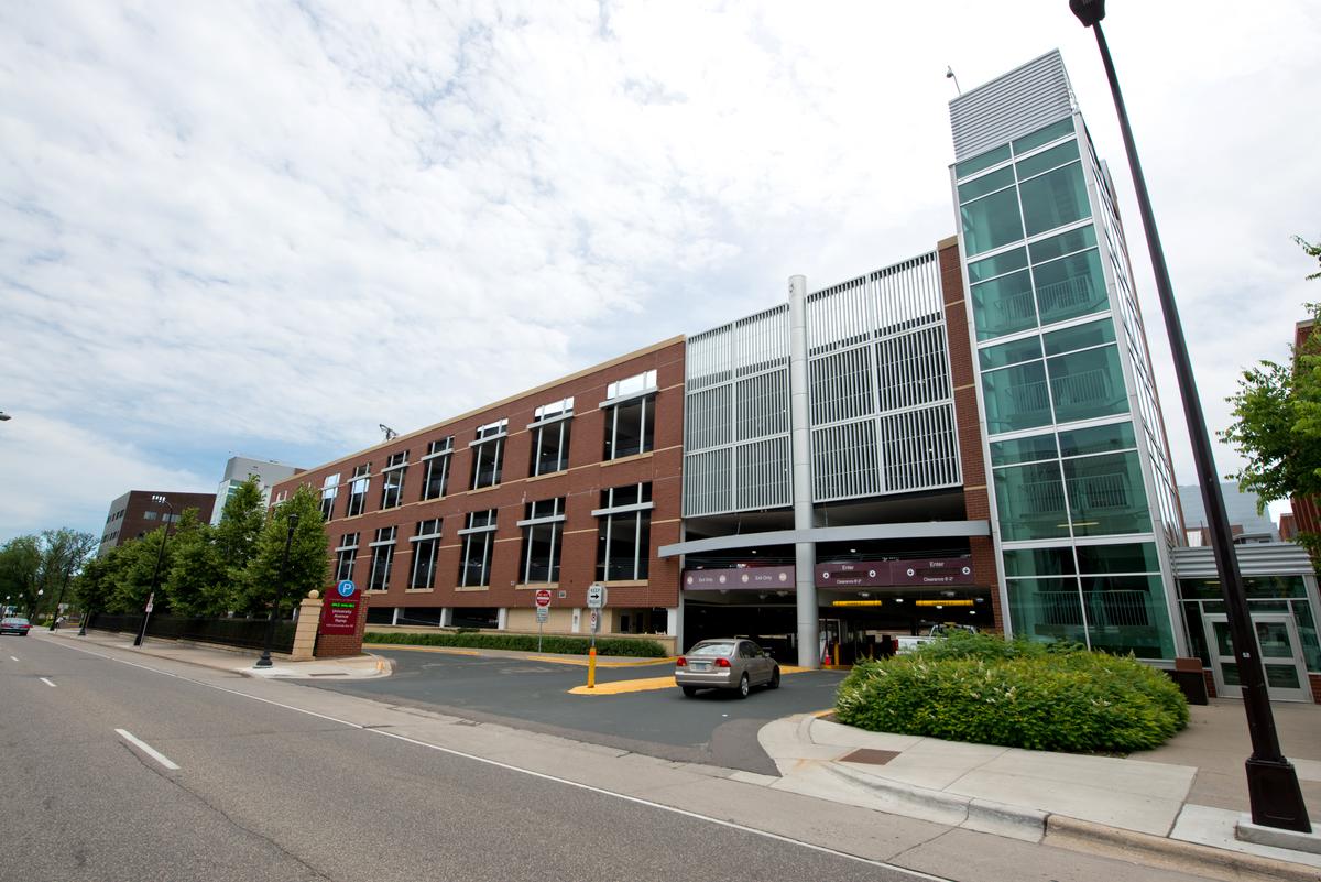 Exterior photo of University Avenue Ramp 