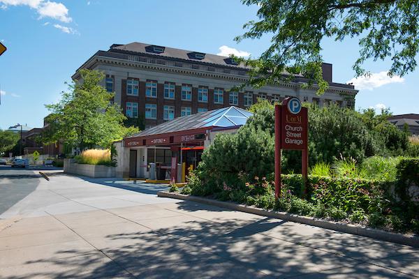 Church Street Garage entrance