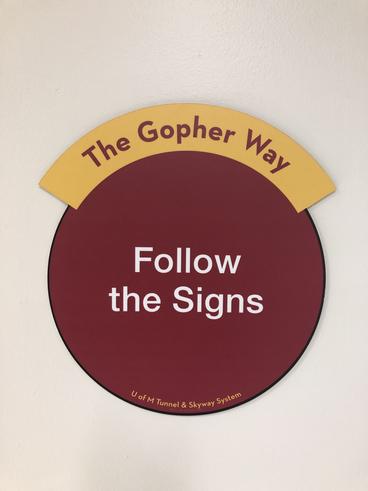 Gopher Way sign